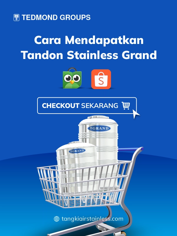 Cara Mendapatkan Tandon Stainless Grand