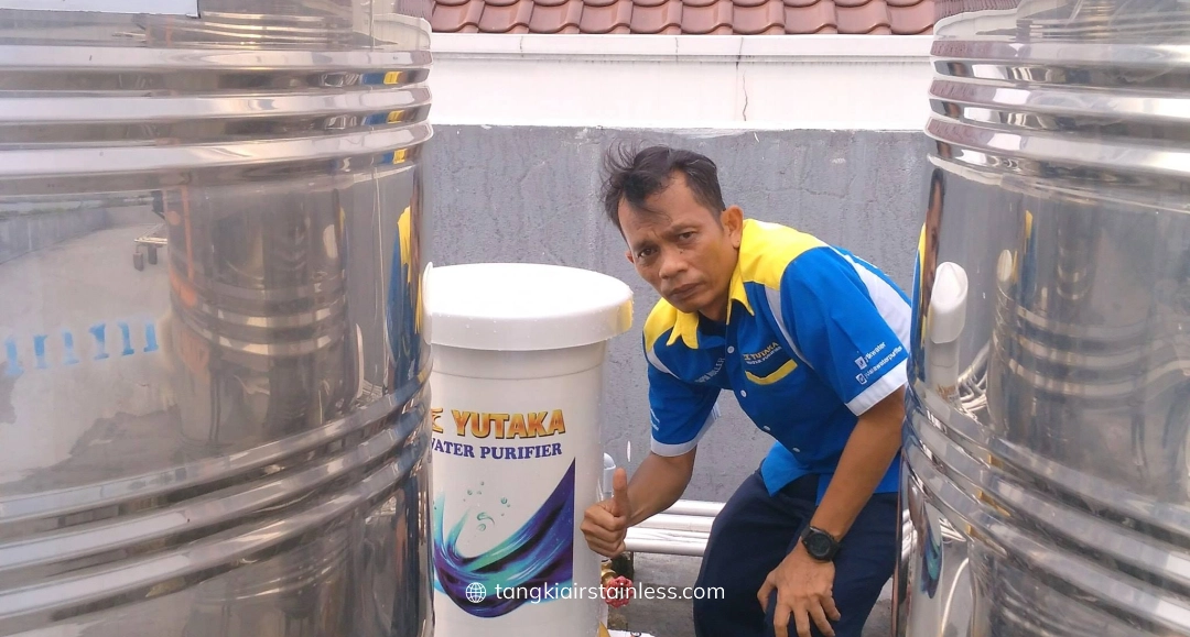 Instalasi Tangki Air Stainless yang Mudah