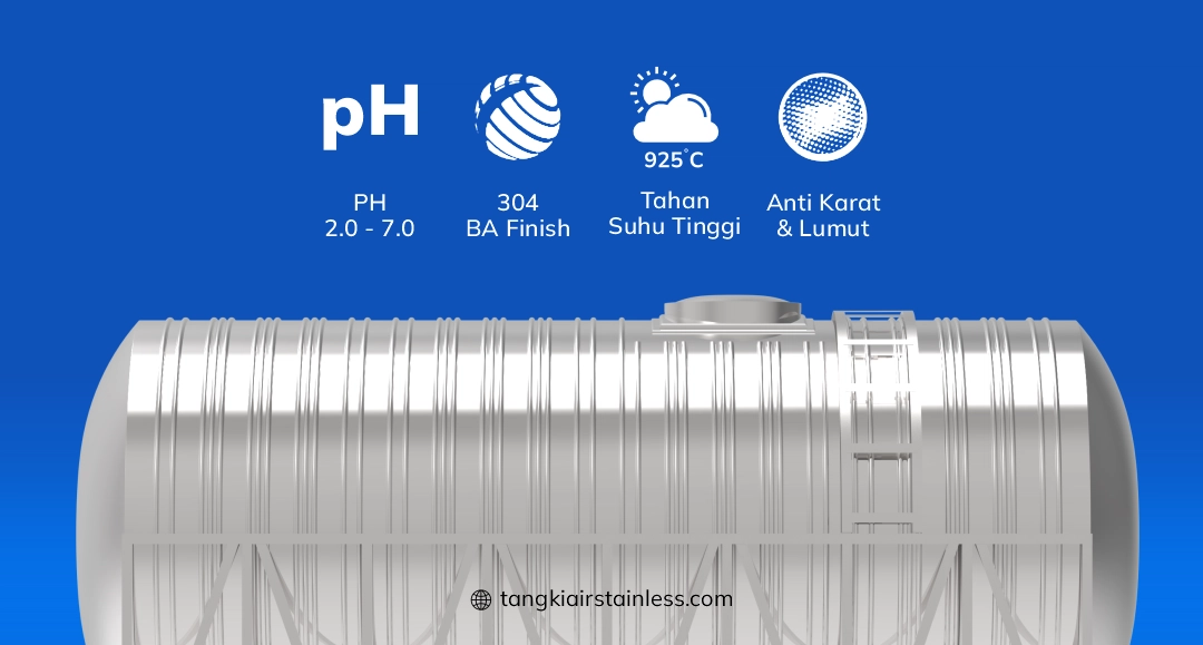 Keunggulan Tangki Air Stainless Horizontal