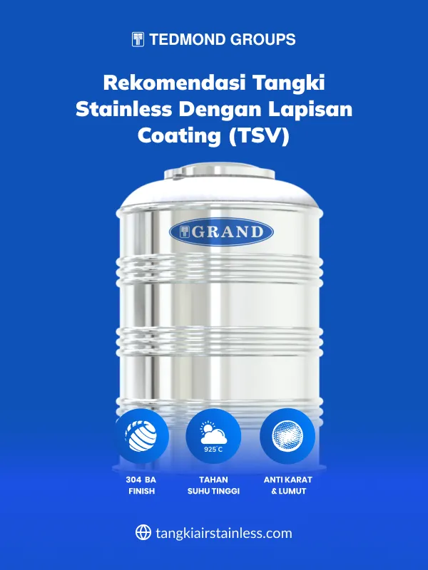 Rekomendasi Tangki Stainless dengan Lapisan Coating