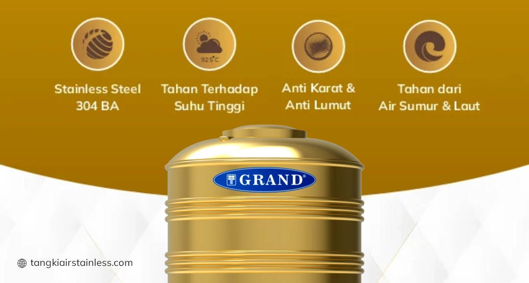 Keunggulan Tangki Air Stainless Gold