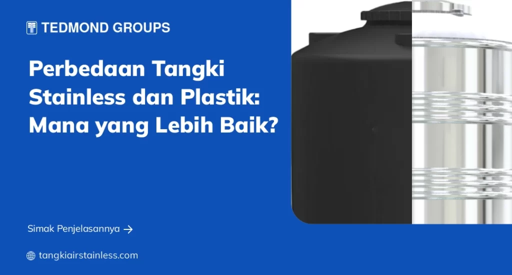 Perbedaan Tangki Stainless dan Plastik