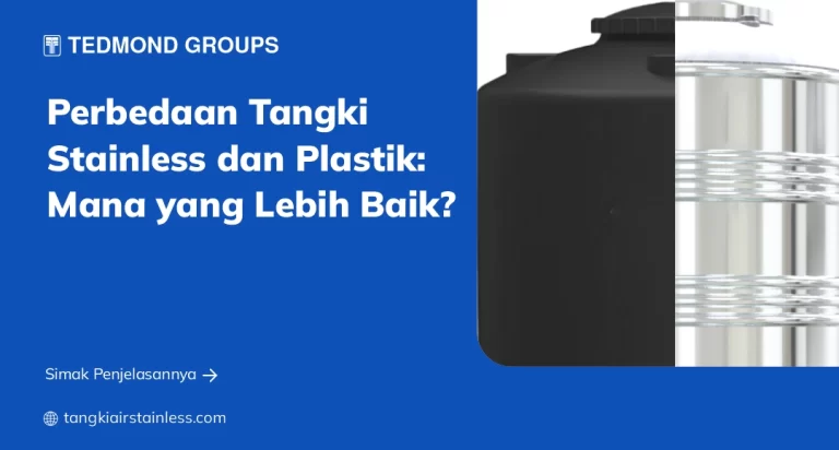 Perbedaan Tangki Stainless dan Plastik