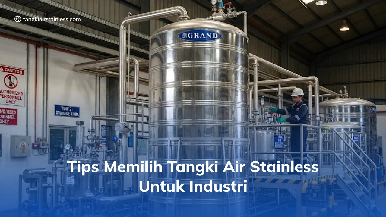 Tips Memilih Tangki Air Stainless untuk Industri