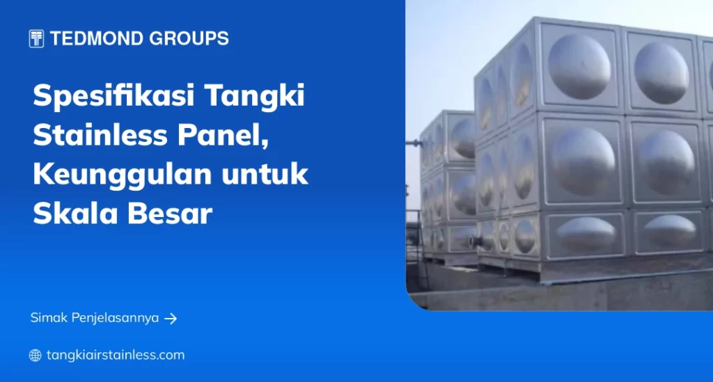 Spesifikasi Tangki Stainless Panel