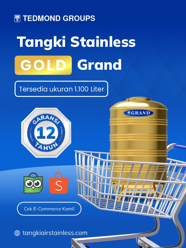 Cara Mendapatkan Tangki Stainless Gold Grand