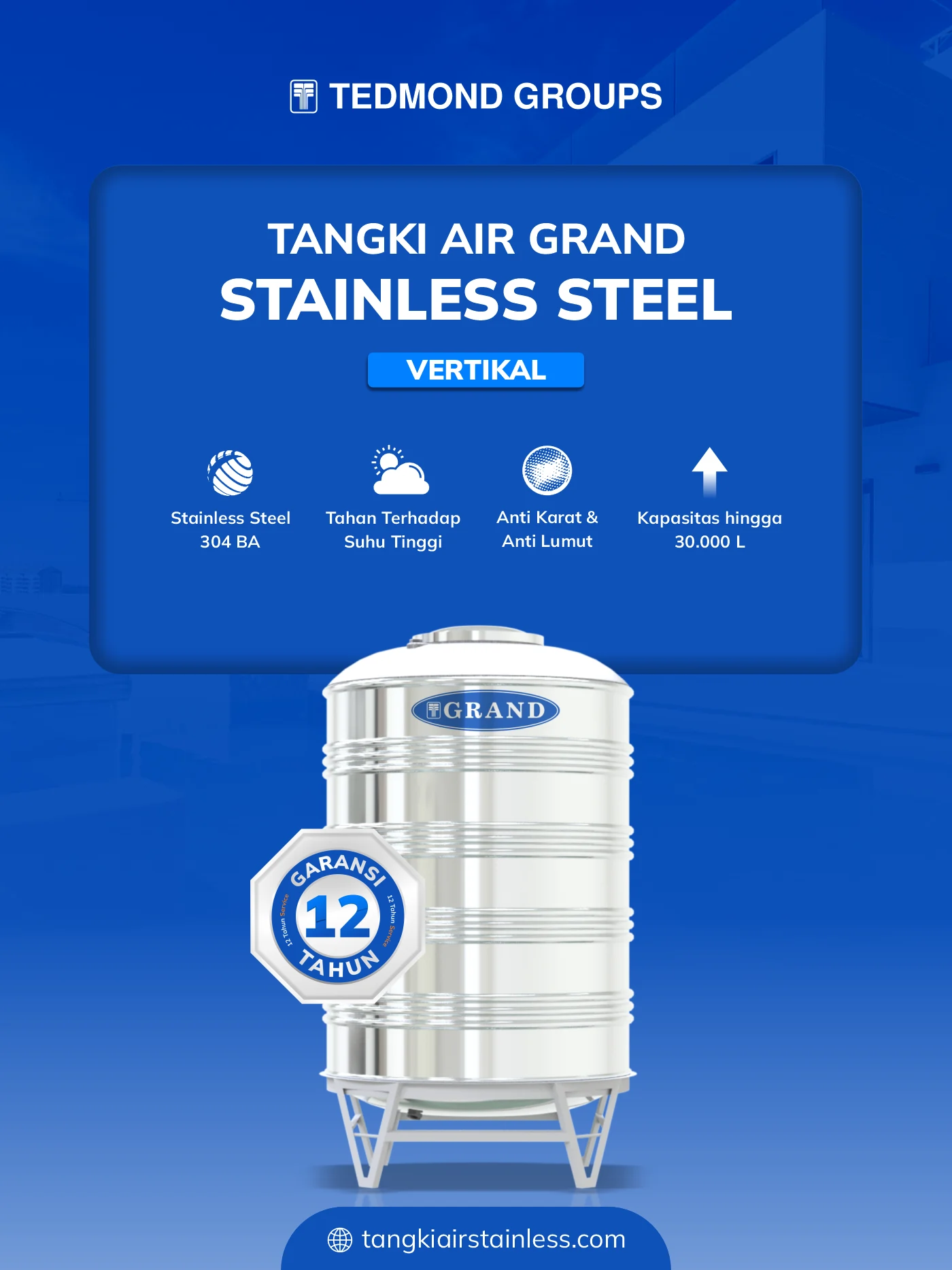 Rekomendasi Tangki Air Berkualitas dan Anti Karat