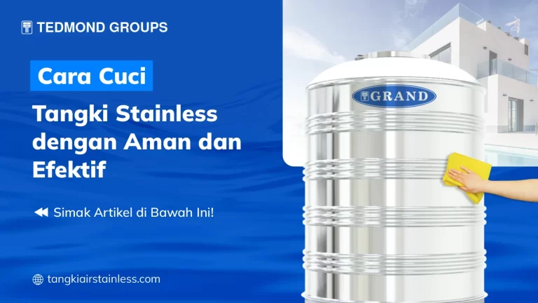Cara Cuci Tangki Stainless