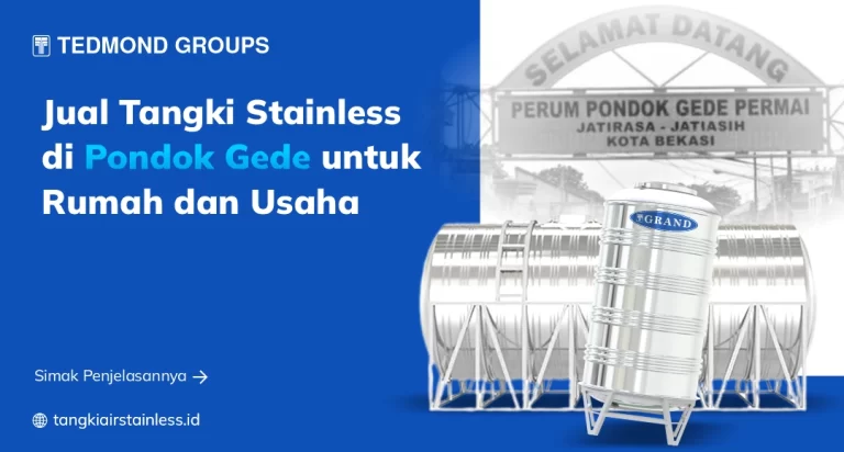 Jual Tangki Stainless di Pondok Gede