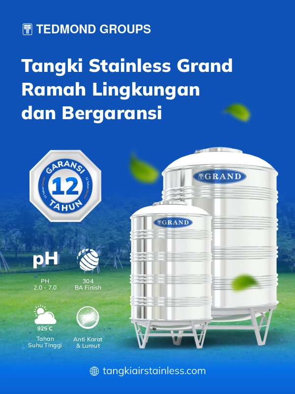 Rekomendasi Tangki Stainless Ramah Lingkungan Dan Bergaransi
