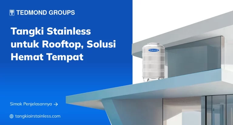 Tangki Stainless Untuk Rooftop