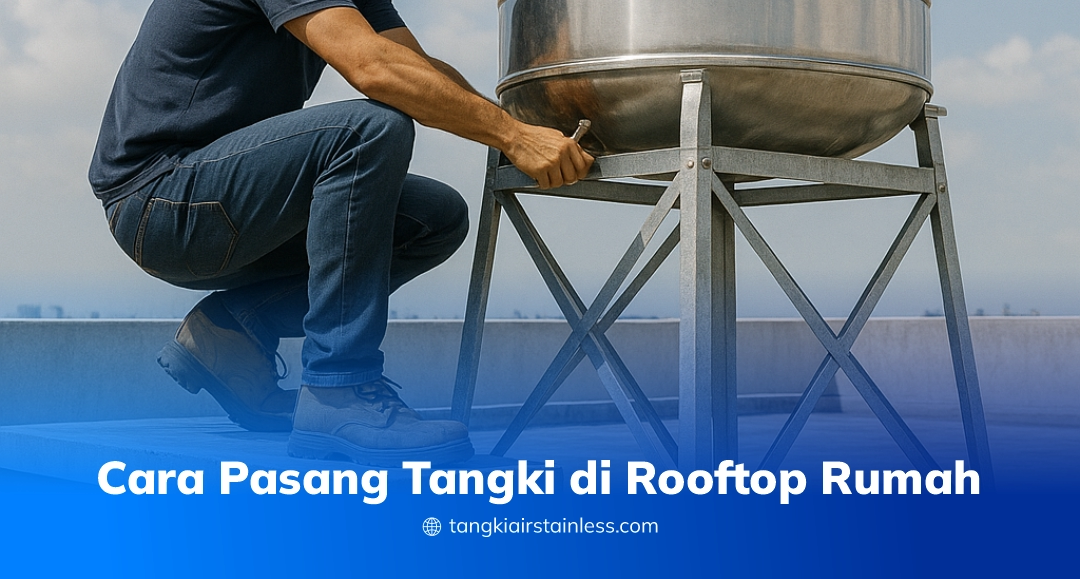 Cara Pasang Tangki Di Rooftop