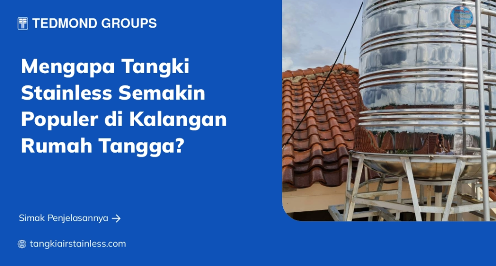 Mengapa Tangki Stainless Makin Populer