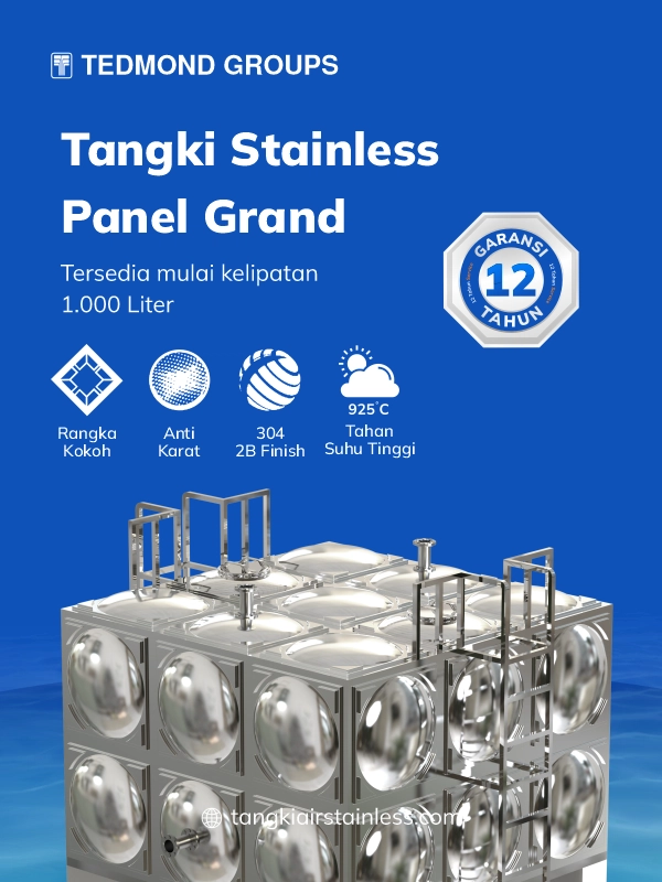 Tangki Panel Stainless Grand