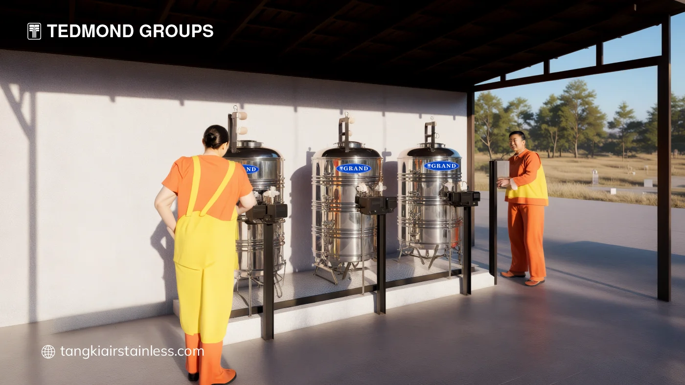 Posisi Ideal Pasang Tangki Air Stainless