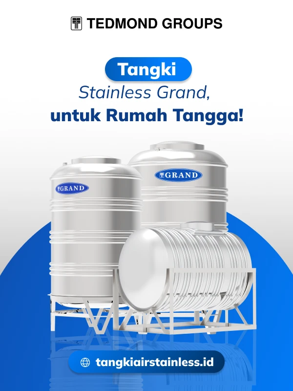 Rekomendasi Tangki Stainless Untuk Rumah Tangga