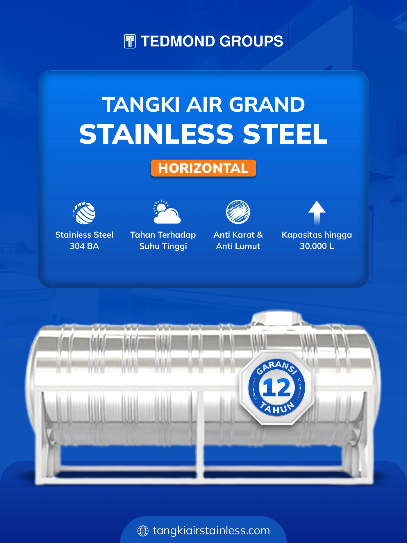 Rekomendasi Tangki Stainless untuk Kebutuhan Industri