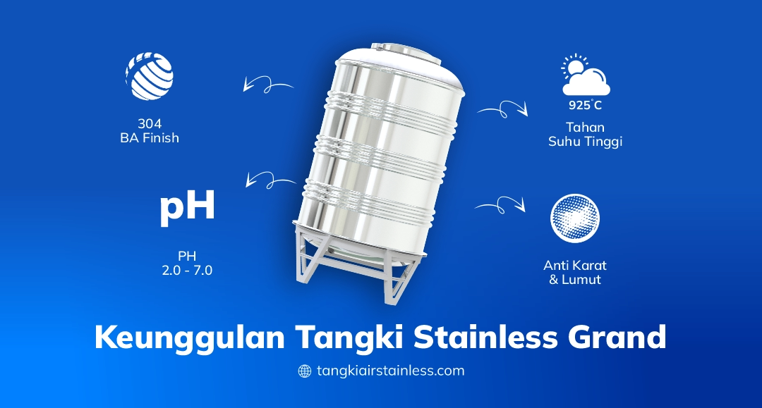 Keunggulan Tangki Stainless Grand
