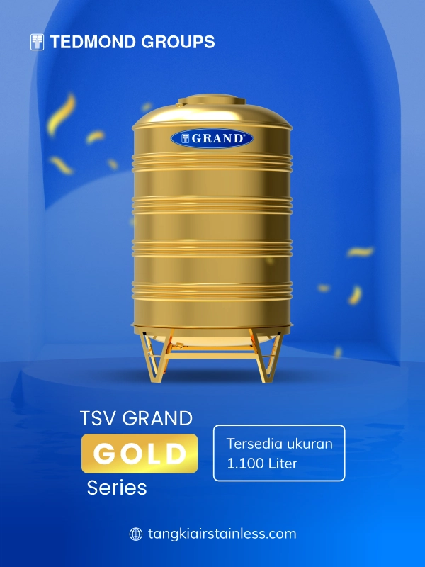 Rekomendasi Tangki Stainless Gold untuk Hunian Modern