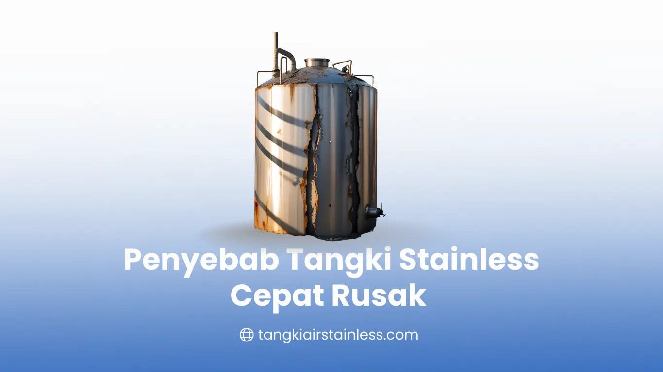 Penyebab Tangki Stainless Cepat Rusak