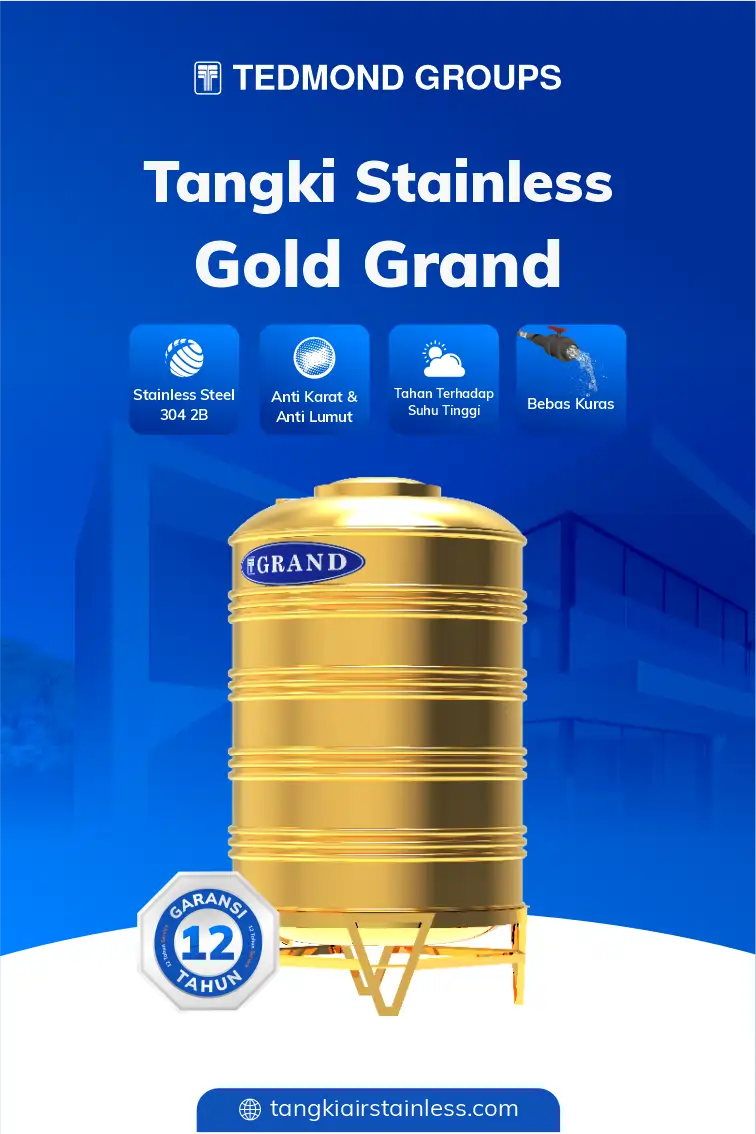 Tangki Stainless Gold Grand