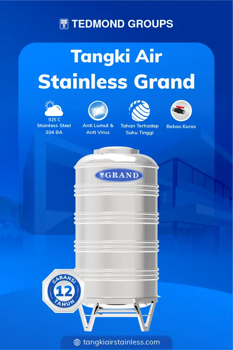 Rekomendasi Tangki Air Stainless Berkualitas dan Bergaransi