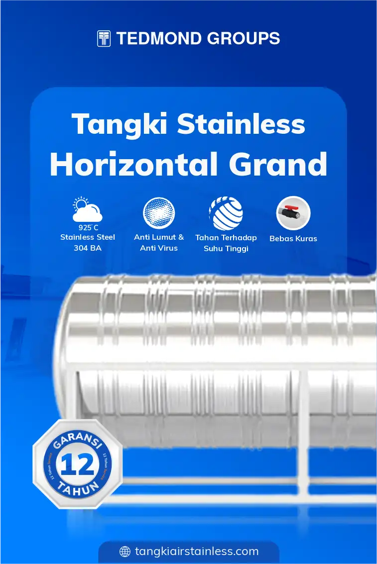 Rekomendasi Lain, Tangki Stainless Horizontal Untuk Proyek