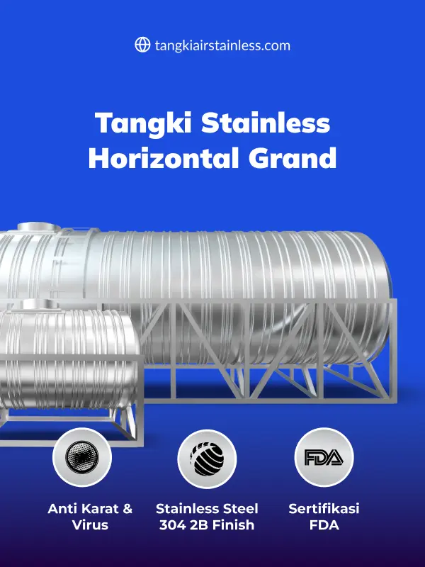 Rekomendasi Tangki Stainless Kuat dan Tahan Lama