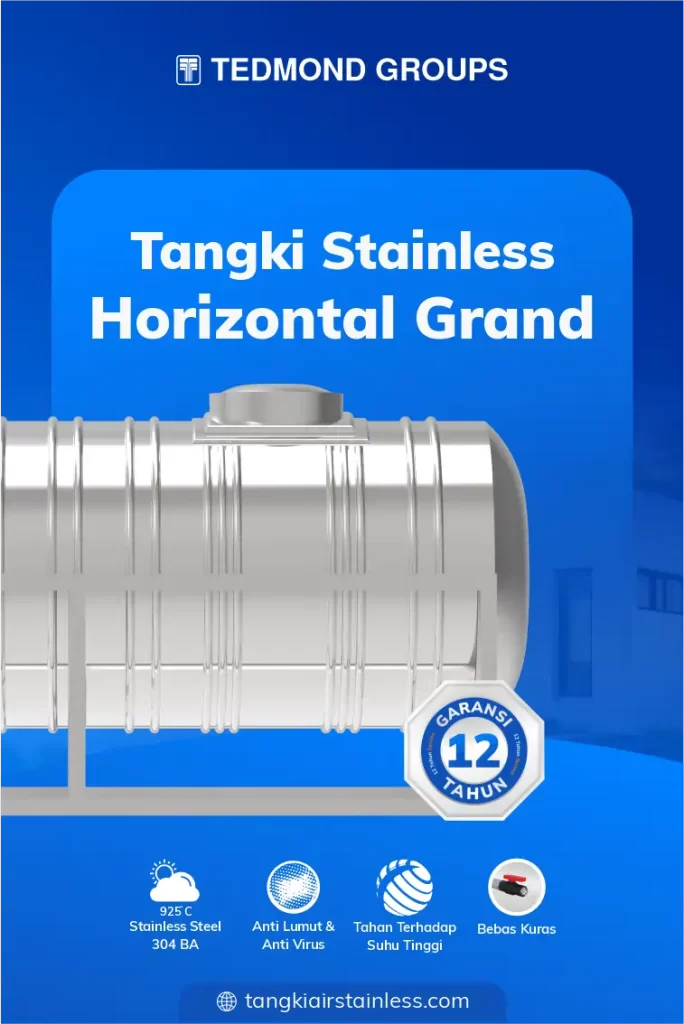 Tangki Stainless Horizontal Grand