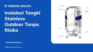 Instalasi Tangki Stainless Outdoor