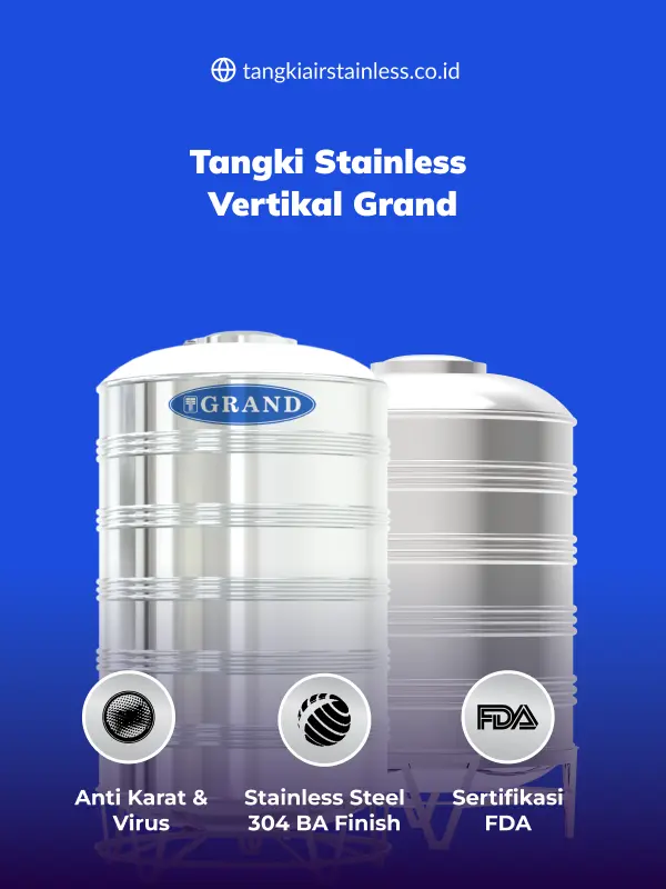 Alternatif, Tangki Stainless Berkualitas dan Anti Karat