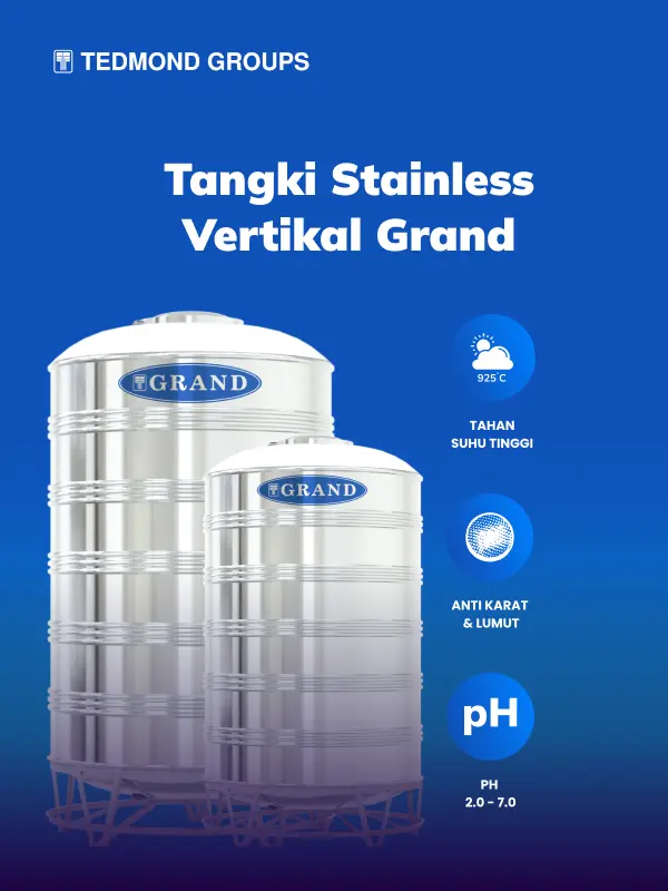 Rekomendasi Tangki Stainless Elegan dan Anti Karat
