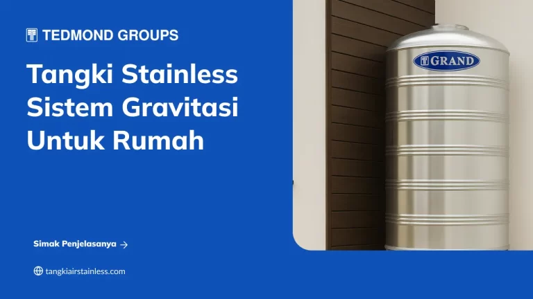 Tangki Stainless Sistem Gravitasi