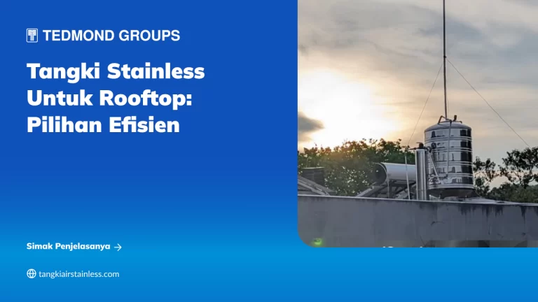 Tangki Stainless Untuk Rooftop