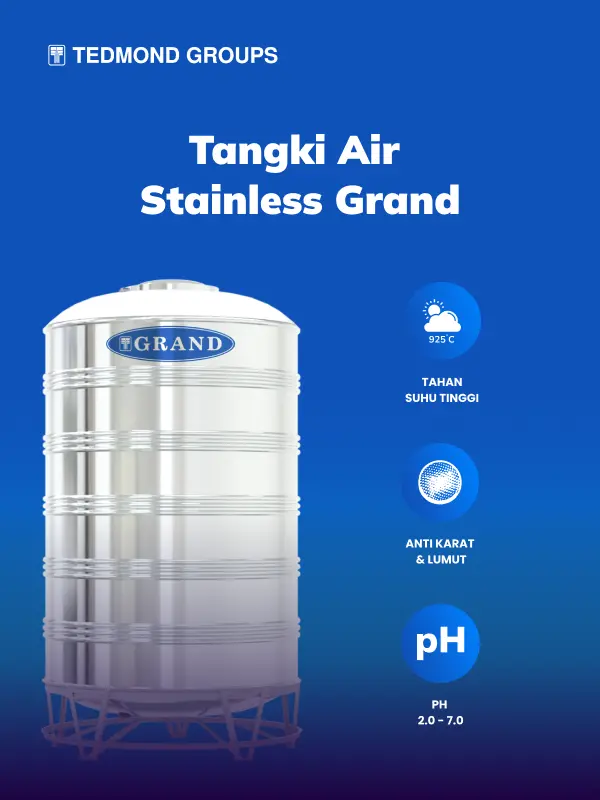 Rekomendasi Tangki Air Stainless Anti Korosi