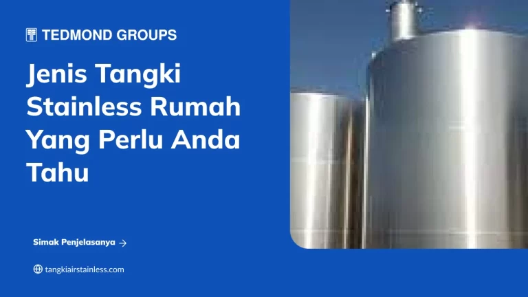 Jenis Tangki Stainless Rumah