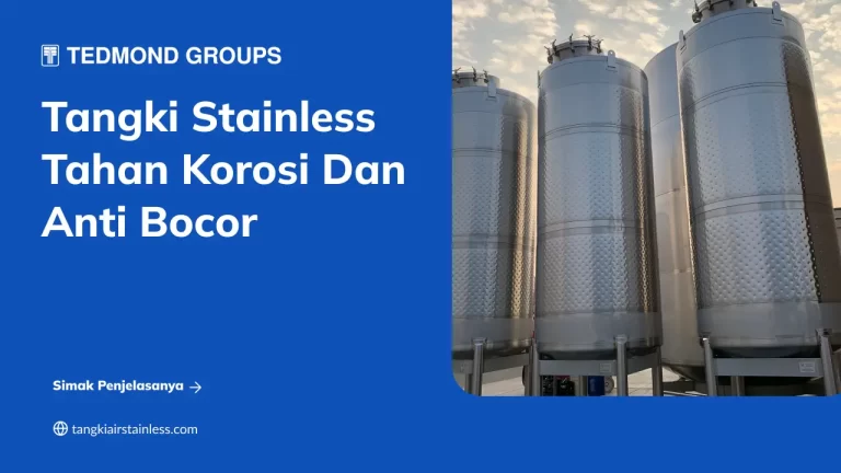 Tangki Stainless Tahan Korosi