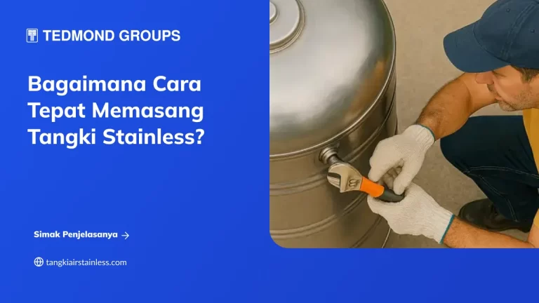 Cara Pasang Tangki Stainless