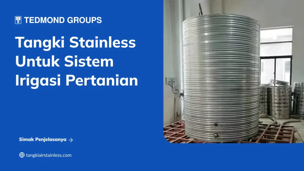 Tangki Stainless Irigasi Pertanian