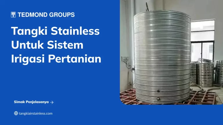 Tangki Stainless Irigasi Pertanian