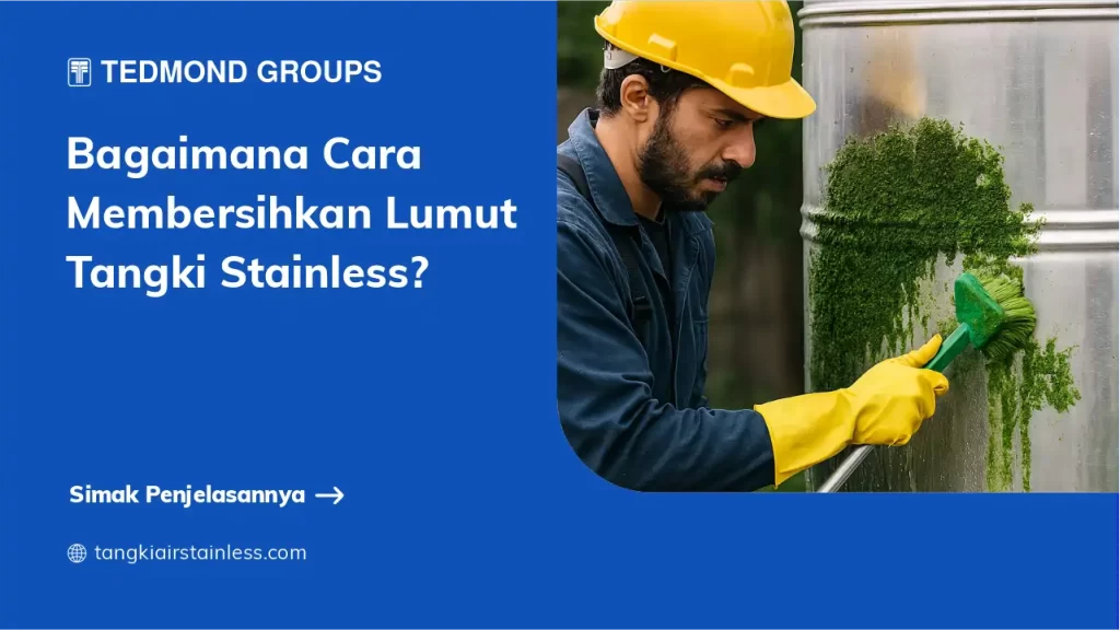 Membersihkan Lumut Tangki Stainless