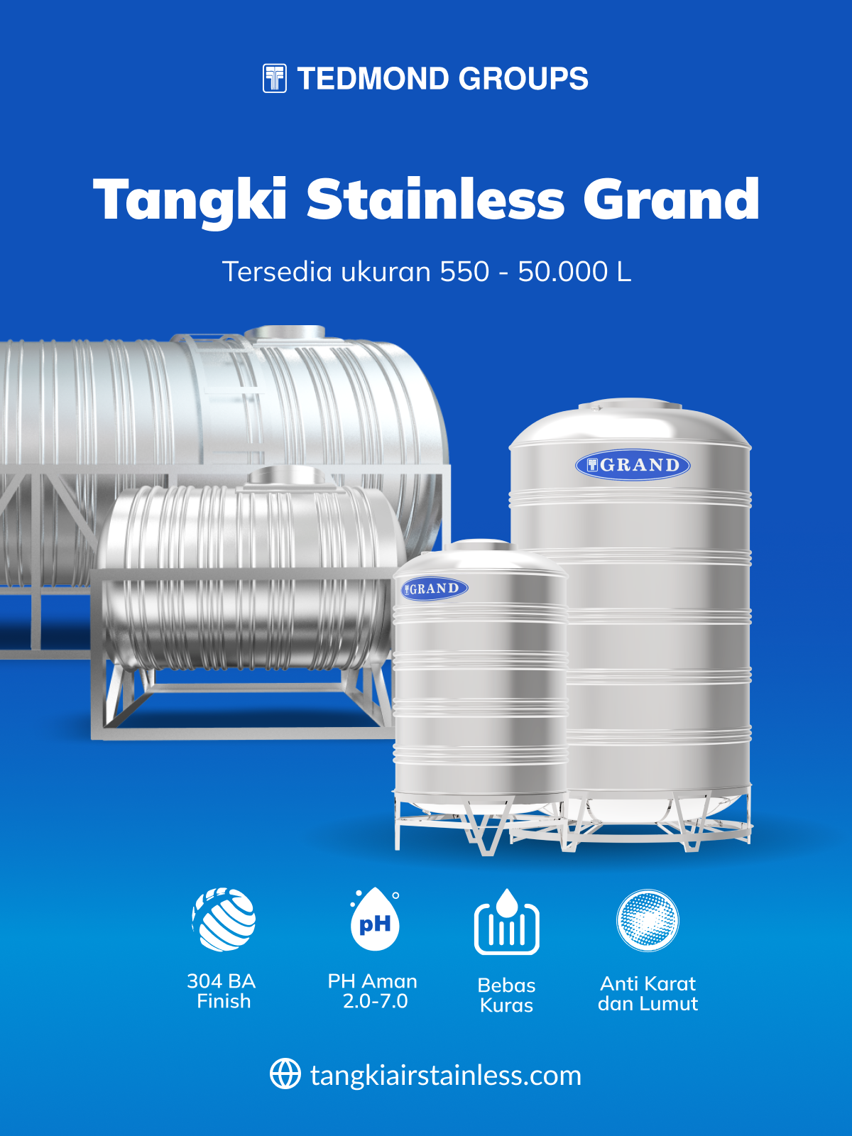 Tangki Stainless Grand sebagai Solusi Perkebunan Sawit