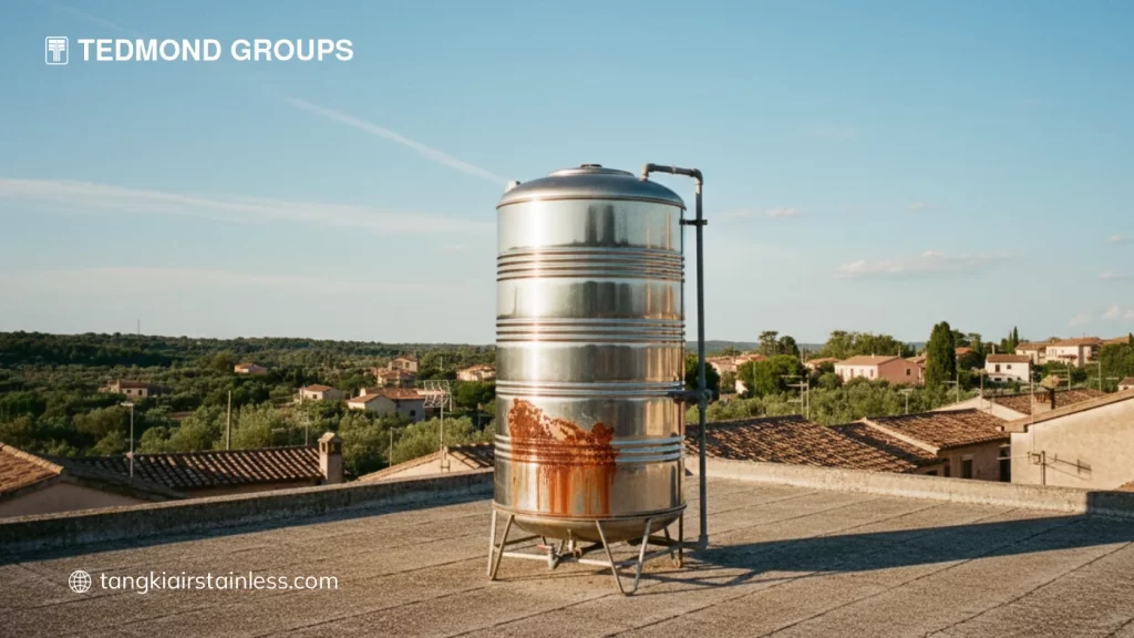 Penyebab Tangki Stainless Berkarat