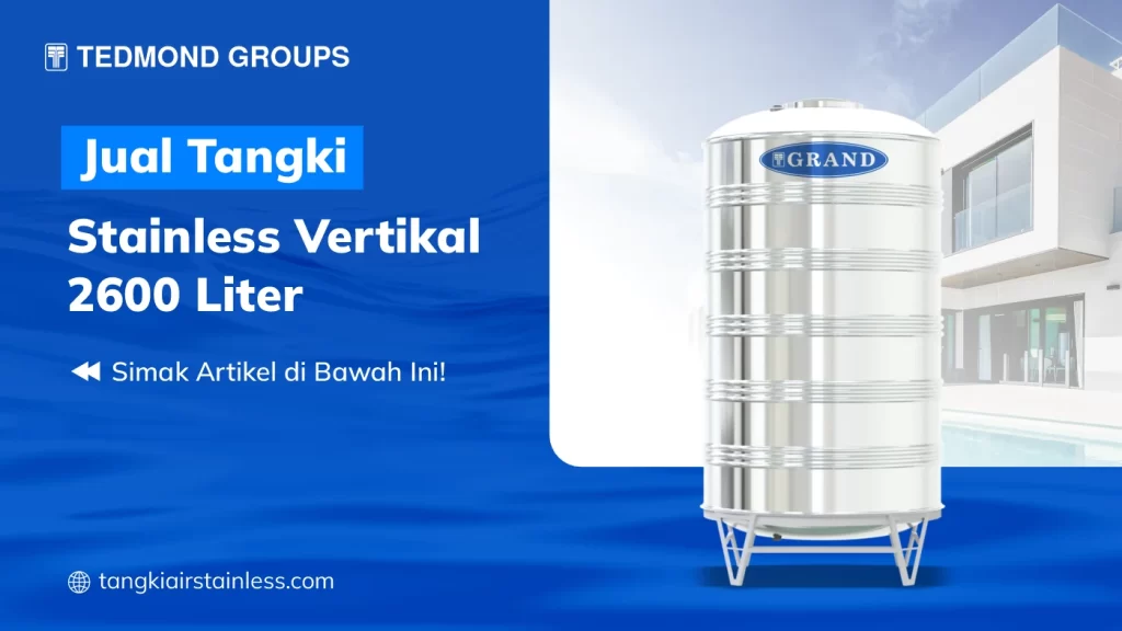 Jual Tangki Stainless 2600 Liter
