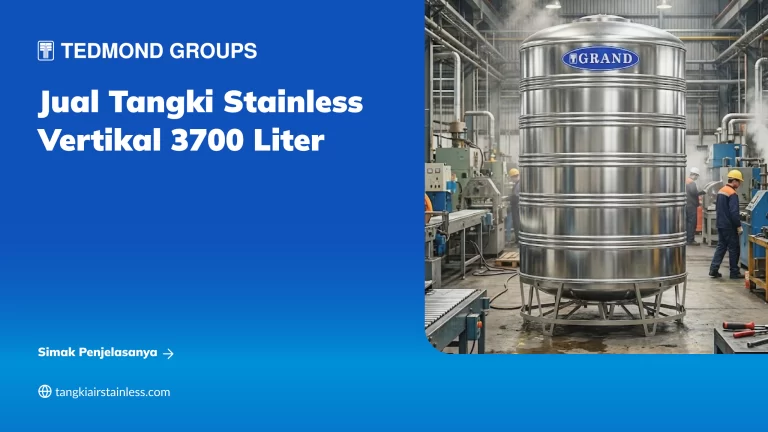 Jual Tangki Stainless 3700 Liter