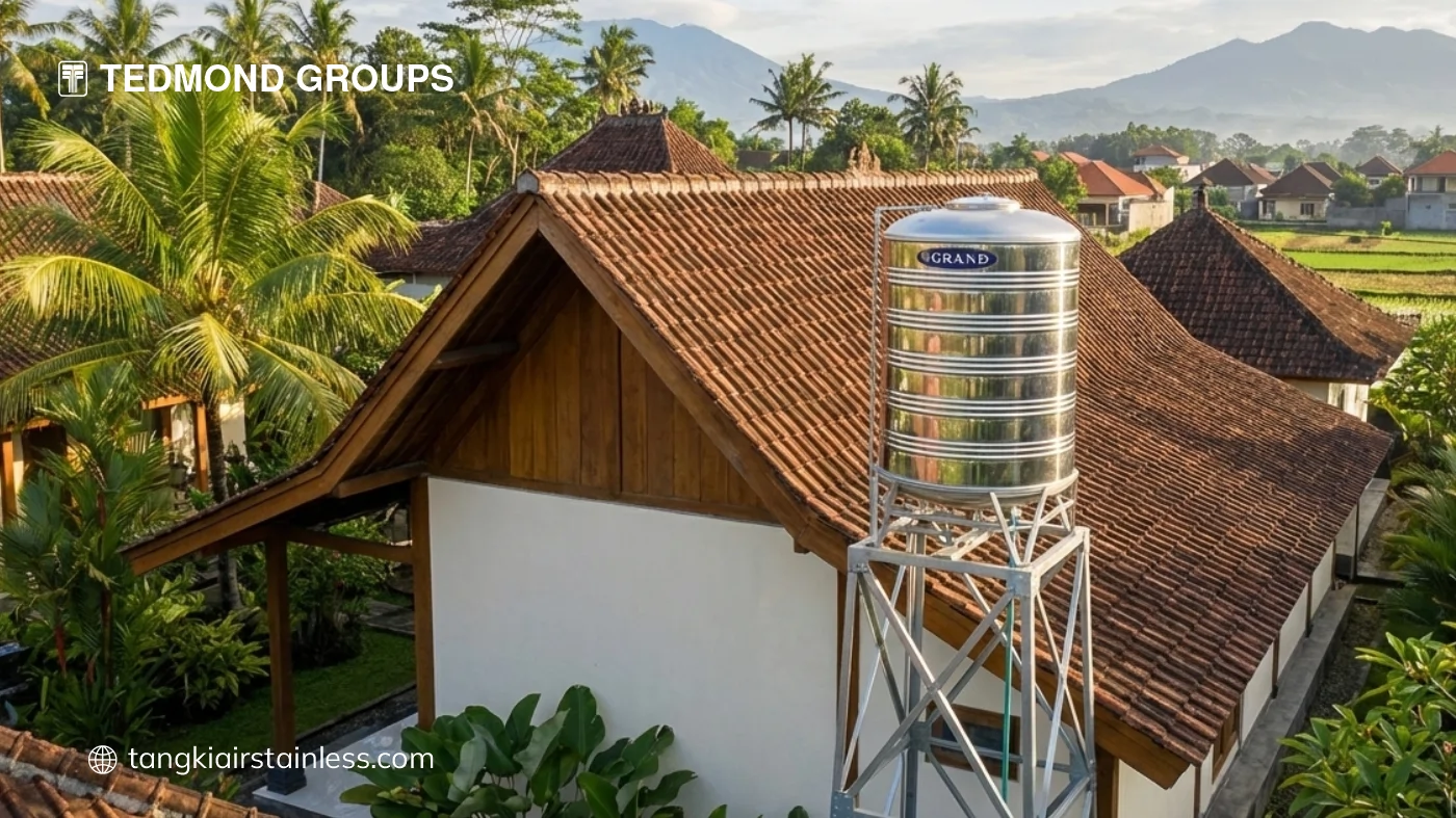 Penggunaan Tangki Stainless 2600 Liter