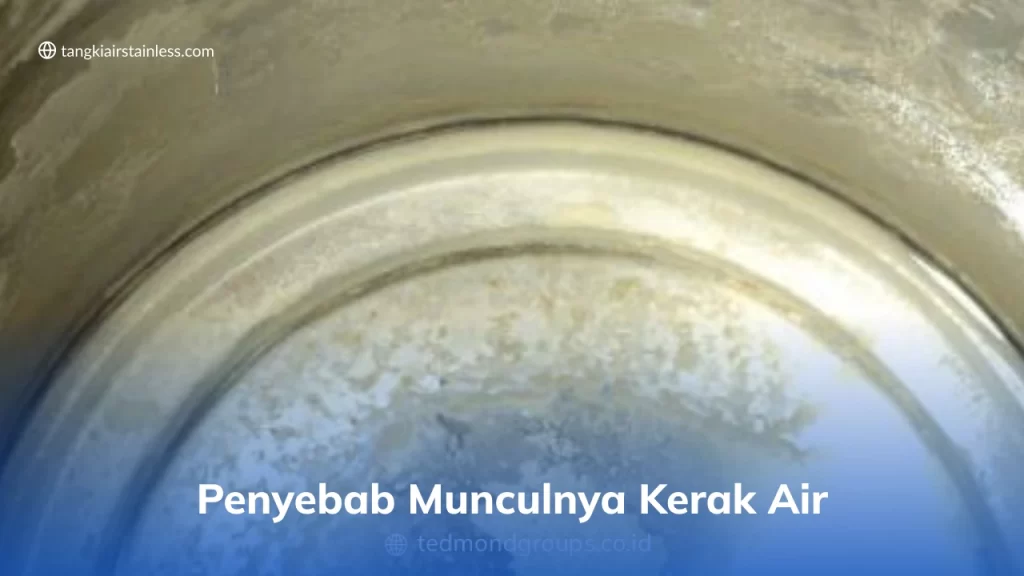 Penyebab Munculnya Kerak Air