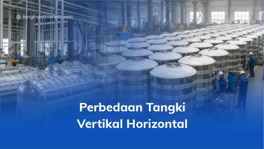 Perbedaan Tangki Vertikal Horizontal