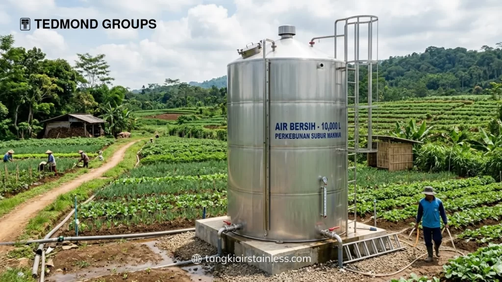 Kenapa Tangki Stainless Cocok untuk Sistem Irigasi Tetes?