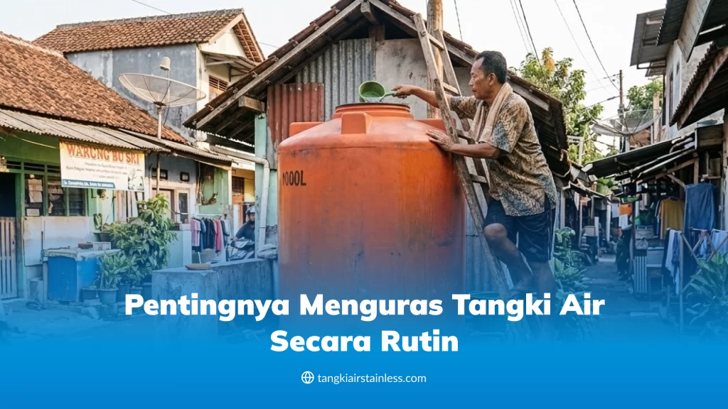 Pentingnya Menguras Tangki Air Secara Rutin